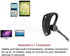 V8s Bluetooth Headset Car Wireless Earpiece Handsfree 120H Standby Time Business Style Bluetooth Earpiece Headphone Clear Voice Capture in-Ear Wir...