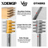 Professional Finger Joint Router Bit 1/4" Shank, Reversible Finger Glue Joint Router Bit for Woodworking, Finger Joint Bit, Joinery Router Bit for...