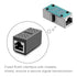 Y.D.F RJ45 Coupler, Network Coupler, Ethernet Connectors, Hielded in-Line Coupler for Cat7/Cat6/Cat5e/Cat5 Ethernet Cable Extender Connector - Fem...