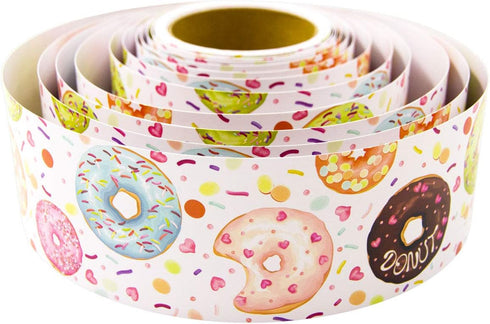 Donut Bulletin Board Border 36ft Straight Classroom Family Party Decoration 1 Roll...