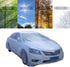 ESUPPORT Elastic Band Clear Plastic Disposable Universal Car Covers Rain Dust Garage Cover Waterproof Temporary 12ft X 22ft...
