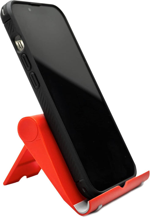 Adjustable Cell Phone Stand for Desk, Portable Phone Holder Compatible with Most iPhone, Samsung and Other Smartphones- Pink...