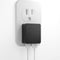 Nekmit Dual Port Ultra Thin Flat USB Wall Charger with Smart IC, Black...