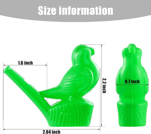 24 Pieces Bird Water Whistle Party Whistles Bird Whistle for Kids Novelty Water Warblers Bird Call Whistle Bird Whistle Toy Musical Instrument Toy...