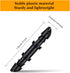 Mudder 300 Pieces Single Barbed Connectors 1/4 Inch Drip Irrigation Parts Drip Irrigation Barbed Coupling Fitting, Black...