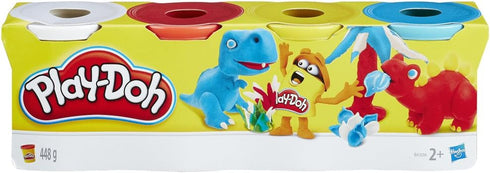 Play-Doh 4 Pack of 4 oz Cans, Classic Colours...