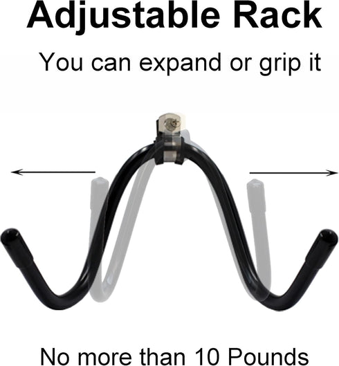 YYST Rolling Pin Holder Rolling Pin Display Rack Rolling Pin Storage - Hardware Included - No Rolling Pin-4/PK...