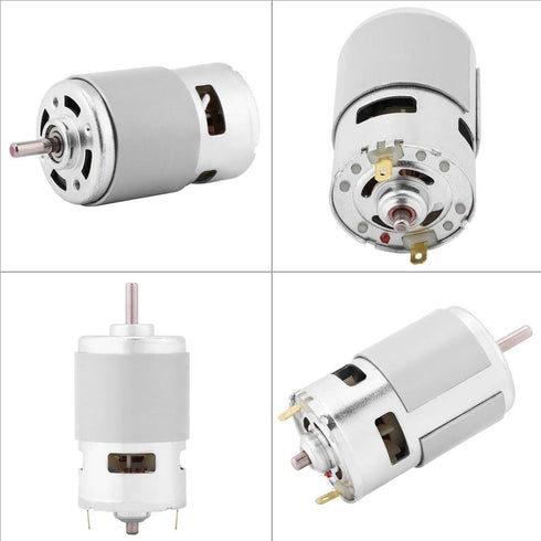 775 Brushless DC Motor, DC 12V 150W Electric Motor 13000-15000RPM High Speed Motor Large Motor High Power Miniature DC Brushless Motor for Electri...