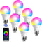dalattin Tuya Smart Led Bulb,RGBWW WiFi Light Bulbs,Color Changing Light Bulb,Smart Light Bulbs That Work with Alexa &Google Assistant,A19 E26 RGB...