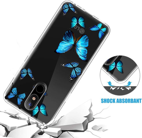 Case for LG K30 2019/Aristo 4+/Prime 2/Arena 2/Escape Plus/Tribute Royal/Journey LTE/X2 2019/X320 Case,Clear Slim Soft TPU Back Phone Protective C...