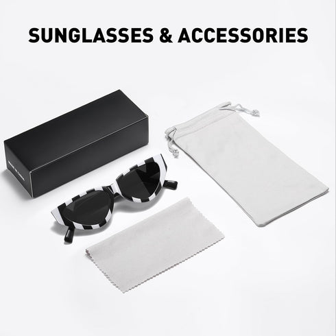 Cat Eye Sunglasses for Women Men Trendy Cateye Women's Vintage Classic Retro Sun Glasses...