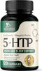 5 HTP Supplement Vegetarian Capsules 200mg 5HTP Plus Calcium for Brain Support - Extra Strength Griffonia Simplicifolia 5-HTP Formula - 5 Hydroxyt...