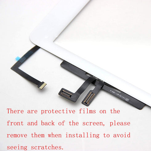 White Digitizer Repair Kit for iPad 5 A1474 A1475 A1476,iPad5 iPad Air 1st Touch Screen Digitizer Replacement Assembly -Inc Home Button +Camera Ho...
