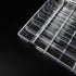 36 Grids Clear Plastic Organizer Box, Craft Storage Container for Beads Organizer, Art DIY, Crafts Jewelry Storage, Fishing Tackles, Rock Collecti...