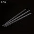 MECCANIXITY Borosilicate Glass Stick 5.91" Length 6mm Dia Stir Rod Mixing Tools with Both Ends Round for Lab Kitchen Science 3Pcs...