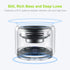 EWA A106 Portable Mini Bluetooth Speaker, Enhanced Bass and High Definition Sound, Portable Design, for iPhone, iPad,Nexus,Laptops and More (Roseg...