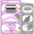 Hilph Ice Roller for Face Metal, Stainless Steel Ice Face Roller for Skin Care, Cold Facial Massager Roller for Puffiness, Eye Bags, Wrinkles, Fin...