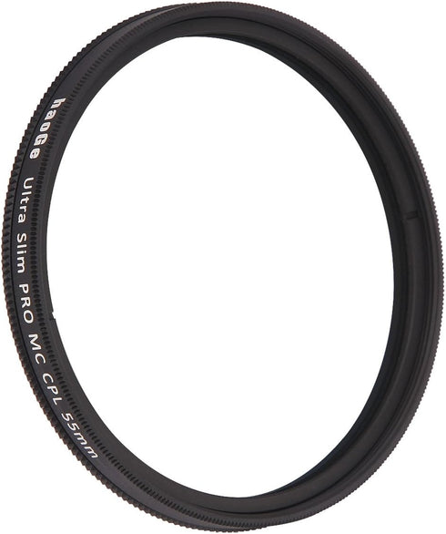 Haoge 55mm MC CPL Multicoated Circular Polarizer Polarizing Lens Filter for Sony A37 A55 A57 A65 A77 A100 with DT 18-55mm f/3.5-5.6 SAM Lens...