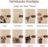 A6 Cute Simple Binder Hand Books for Diary PU Leather Journal Writing Notebook Loose Notebook Handbook Notepad Business Hand Books Great Stationer...