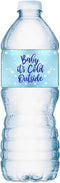 20 Baby Its Cold Outside Baby Water Bottle Labels; Baby Shower Set of 20 Waterproof Water Bottle Wrappers, Decorations; Its a Boy Blue...