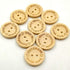 100 Pcs Wooden Buttons Handmade with Love Round Sewing Button 2 Holes Crafts Decor Button DIY Craft Supplies (25MM)...