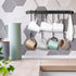 AJART Coffee Bar Decor Mug Holder: 17" Coffee Cup Rack for Home Kitchen Office Dining Room Cafe Bar...