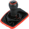 EVGATSAUTO Stick Shift Knob, 5 Speed Gear Shift Knob Shifter Gaitor Boot Shift Gear for 1999-2004 Mk4 for Golf for Jetta...