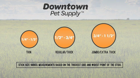 Downtown Pet Supply - Bully Sticks for Dogs - Dog Dental Treats & Rawhide-Free Dog Chews - Dog Treats with Protein, Vitamins & Minerals- Natural B...
