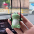 Swinging Frog Car Hanging Ornament, Cute Car Hanging Accessories for Rear View Mirror, Car Pendant Frog Hanging Swing...