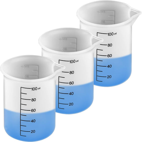 3pcs Laundry Detergent Cup, Silicone Measuring Cup with Scale Marks Laundry Detergent Dispenser Laundry Measuring Cup for Liquid Detergent for Pre...