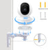 2 Pack Wall Mount Compatible with Reolink E1 / E1 Pro Camera, Security Camera 360 Degree Adjustable Bracket Indoor Outdoor Camera Mounting Bracket...