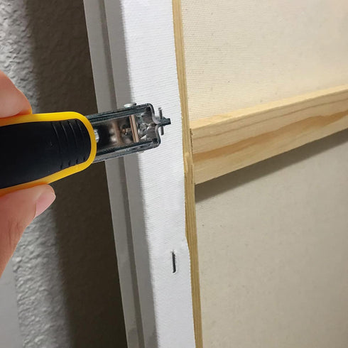 Staple Remover, Staple Puller Tool, Upholstery and Construction Heavy Duty Staple Remover, Strength Staple Puller Removing All Kinds of Staples(Ye...