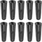 10pcs Umbrella Tail Beads 2.9mm Hole Dia 23.5mm Length PP Plastic Umbrella Bone Cover for Folding Umbrella Cover Parts, Black...