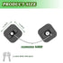 Refrigerator Lock with Key, Fridge Locks,Lock for Fridge Freezer, Cabinets and Drawers, Air Oven Air Fryer, Closets, Windows, 2 Pack Refrigerator ...