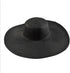 1Pcs Women Wide Brim Straw Hat Foldable Beach Floppy Sun Hat Black...