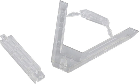 MY MIRONEY Clear Action Figure Display 5Pcs Flexible Action Base Holder for 1/144 SD BB Gundam Figure Models...