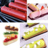 Long Strips Silicone Mold Finger Shaped Cookie Molds 2 PCS-10 Cavity Chocolate Rectangular Cereal Bar Molds Ice Cube Tray Jelly Cake Candy Baking ...