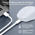 Bluetooth Mouse,Rechargeable Wireless Mouse for Laptop/iPad/MacBook Pro/Air, Silent Mouse Portable Slim for Surface Pro/PC/Lenovo/Samsung Tablet (...
