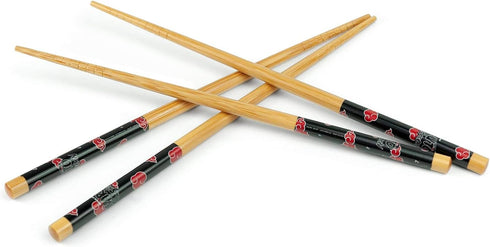 Naruto Shippuden Akatsuki Wooden chopsticks | Naruto Chopstick Set Of 2 | Anime Stuff | Kitchen Deco | Anime Wood Chopsticks | Official Licensed B...
