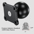 BRCOVAN 1.5'' Ball Mount Base with Aluminum Alloy 4-Hole AMPS Square Plate & 1.5'' TPU Ball Adapter Compatible with RAM Mounts C Size 1.5 Inch Bal...