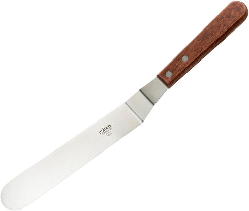 Winco Blade Offset Spatula, 7.75-Inch, Medium, Stainless Steel, Brown...