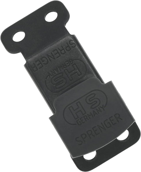 Herm Sprenger Black Stainless Steel ClicLock Buckle Quick Release Fastener for Dog Training Prong Collar for Small Medium Large Dogs Made in Germa...