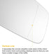 X AUTOHAUX Car Rearview Right Passenger Side Mirror Glass Replacement W/Backing Plate Heated White Glass for BMW 2 3 4 5 6 7 Series M F20 F22 F30 ...