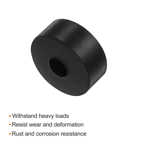 8pcs Rubber Spacer 2 Inch OD 0.8 Inch ID 0.8 Inch Thick Neoprene Round Anti Vibration Isolation Pads Isolator Rubber Washers Bushings for Home Car...