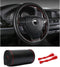 Car Stitch Steering Wheel Cover,Leather Steering Wheel Wrap with Needle and Thread,Anti Slip DIY Kit Steering Wheel Cover Men & Women for Car Inte...