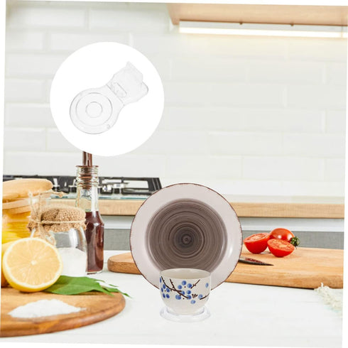 Alipis 2pcs Plate Display Stand China Dish Shape Acrylic...