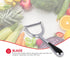 Home Basic Horizontal Zinc Veg Peeler...