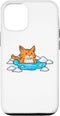 iPhone 14 Pro Cat Ice Bathing Hobby Trend Cute Pet Case...
