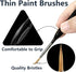 9PCS Miniature Paint Brushes - Detail Paint Brush Set, Small Paint Brush, Thin Paint Brushes, Paint Brushes for Kids, Model Paint Brushes, Artist ...