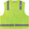 Ergodyne Unisex - Class 2 Economy Surveyors Vest Zipper, Lime, Large-X-Large US...